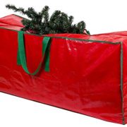 Christmas Tree Storage Bag - Stores a 7.5 Foot Disassembled Artificial Xmas Holiday Tree. Durable Waterproof Material to Protect Against Dust, Insects, and Moisture. Zippered Bag with Carry Handles.