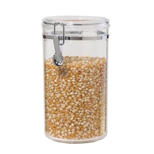 Oggi 72-Ounce Clear Acrylic Canister with Locking Clamp
