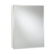 Croydex Haven 30-Inch x 24-Inch Recessed or Surface Mount Medicine Cabinet with Hang 'N' Lock Fitting System, Aluminum