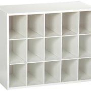 ClosetMaid 8983 Stackable 15-Unit Organizer, White