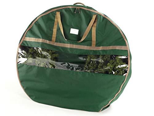 CoverMates – 48" Christmas Wreath Storage Bag – 3 Year Warranty- Green