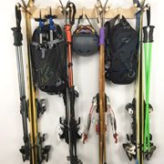 Pro Board Racks Vertical Ski Storage Rack (Holds 4 Sets of Skis)