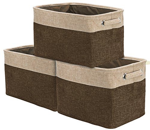 Sorbus Storage Large Basket Set [3-Pack]