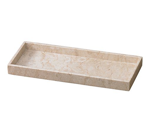 Creative Home Natural Champagne Marble Stone Vanity Tray