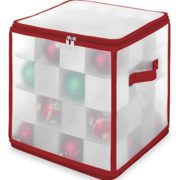 Whitmor Christmas Ornament Cube with 64 Compartments