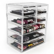 Cosmetics Makeup and Jewelry Big Storage Case Display