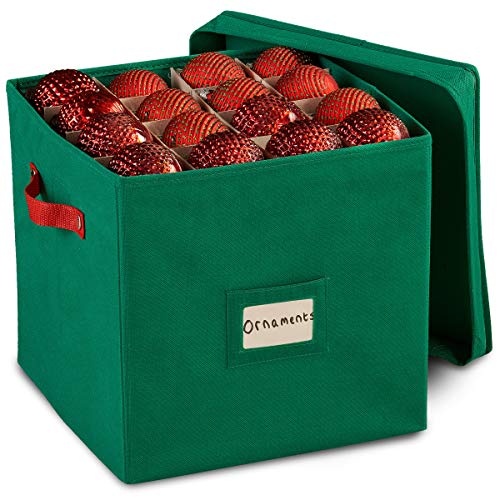 Christmas Ornament Storage Box with Removable lid