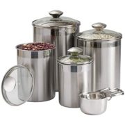 Beautiful Canisters Sets for the Kitchen Counter, 8-Piece