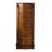 Hives and Honey 9006-981 Traditional Jewelry Armoire with Mirror 38" Antique Walnut