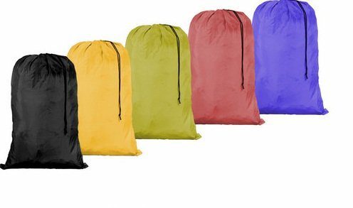 Large 30 X 40 Laundry Bag with Cord Assorted Colors and Patters (144)