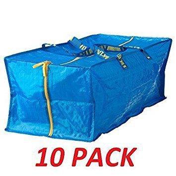 Ikea 10 X Large Blue Frakta Trunk for Trolley Laundry Bag