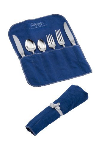 Hagerty 6-Piece Place Setting Roll, Blue
