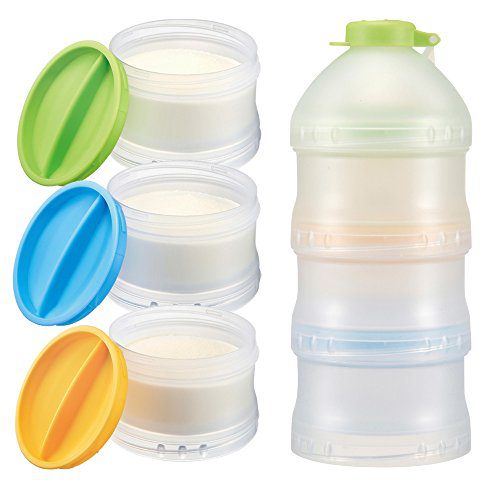 Simba Twist-Lock Stackable Formula Dispenser and Snack Containers