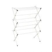 Hamilton Beach 83110 Foldable Clothes, Indoor Accordion Drying Rack, White