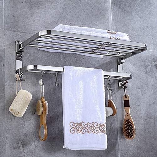 Stainless Steel Towel Racks for Bathroom with Double Towel Bars