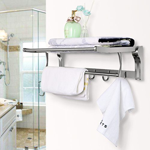 REIDEA Bath Towel Rack 23 Inch Bathroom Shelves