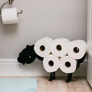 East World Dog Toilet Paper Holder Free Standing and Wall Mount