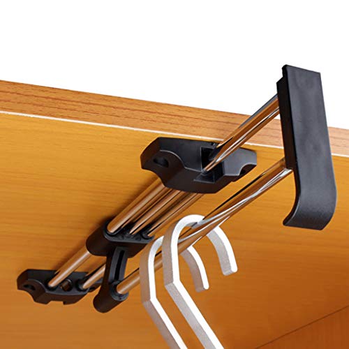 Retractable Clothes Rack,Pull Out Hanger Rail,Closet Rod for Wardrobe