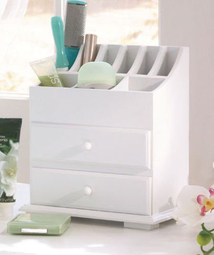 simply simily. Vanity Storage Beauty Organizer with Two Drawers