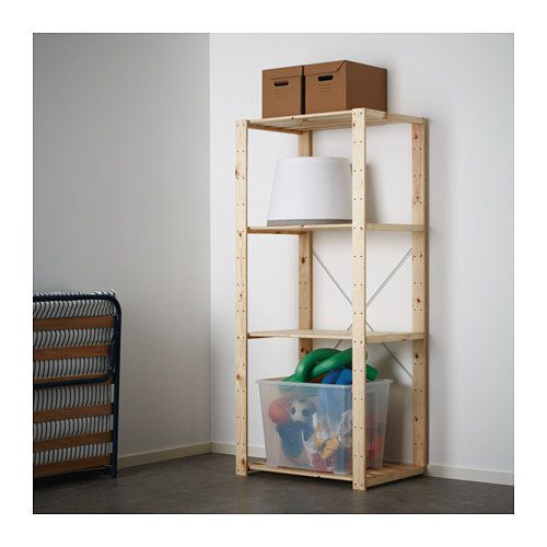 Ikea Shelf unit, softwood 30 3/4x19 5/8x67 3/8 "