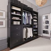 Bedford Black 3 Piece Closet/Storage System Organizer