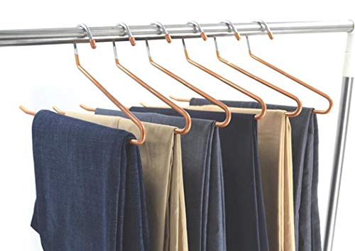 XMZFQ Pants Hangers Open Ended Easy Slide Trouser Organizers