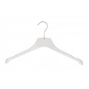 NAHANCO Acrylic Premium Shirt Hanger, 17", Clear