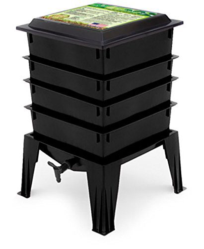 Worm Factory Worm Composter, Black