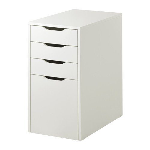 Ikea Alex Drawer Unit Drop File Storage White