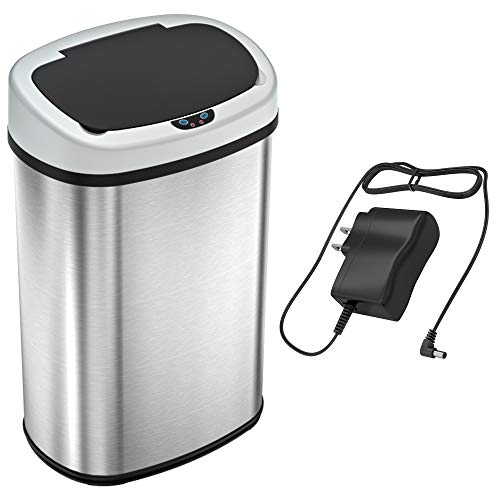 SensorCan 13 Gallon Battery-FREE Automatic Sensor Kitchen Trash Can