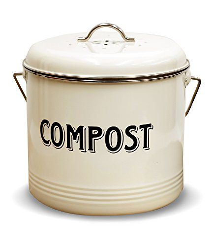 Compost Bin with 7 FREE Charcoal Filters