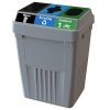 CleanRiver Flex E bin Indoor and Outdoor Sturdy 3-in-1 Waste ...