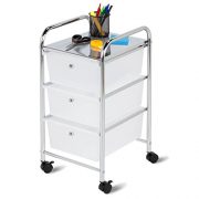 Honey-Can-Do 3-Drawer Plastic Storage Cart on Wheels