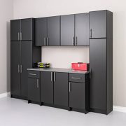 Prepac Elite Storage Cabinet 16" Narrow, Black