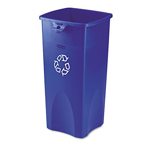 Rubbermaid Commercial Rectangular 23-Gallon Untouchable Recycling Container