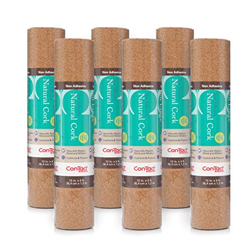 Con-Tact Brand Non-Adhesive Cork Contact Shelf and Drawer Liner