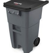 Rubbermaid Commercial Products BRUTE Rollout Heavy-Duty Wheeled Trash