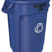 Rubbermaid Commercial Products BRUTE Heavy-Duty Round Recycling
