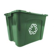 Rubbermaid Commercial Recycling Bin, 14 gallon