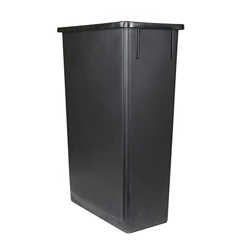Update International Space Saver Trash Can, Black 23 Gallons