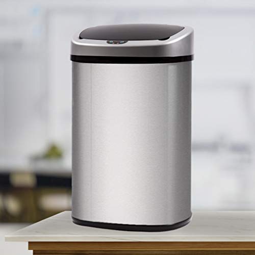 FDW Kitchen Trash Can for Bathroom Bedroom Home Office Automatic