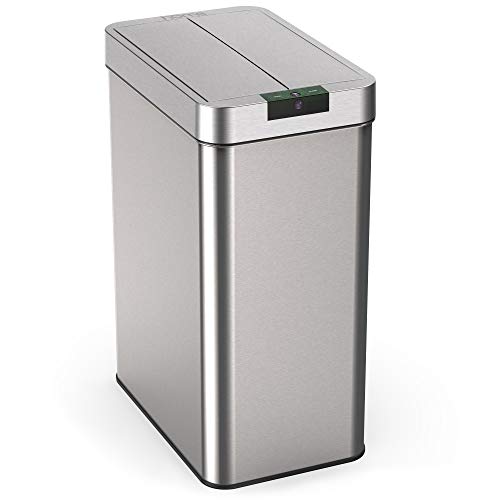 hOmeLabs 13 Gallon Automatic Trash Can for Kitchen