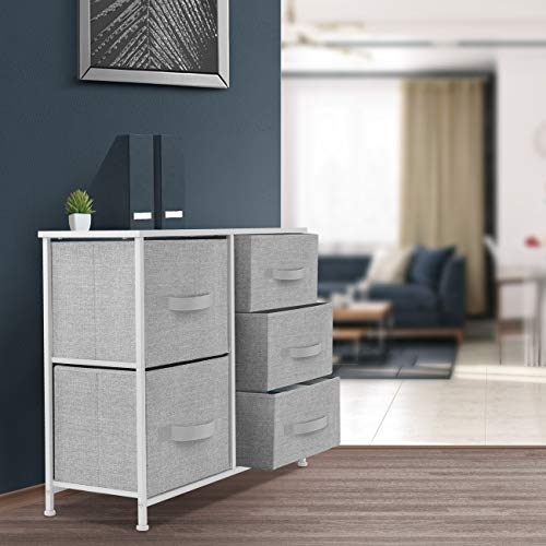 Sorbus Dresser with 5 Drawers - Furniture Storage Tower Unit for Bedroom