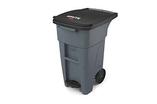 Rubbermaid Commercial Products BRUTE Rollout Step On Trash/Garbage Can