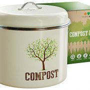 Third Rock Compost Bin for Kitchen Counter - 1.3 Gallon 5 Liter