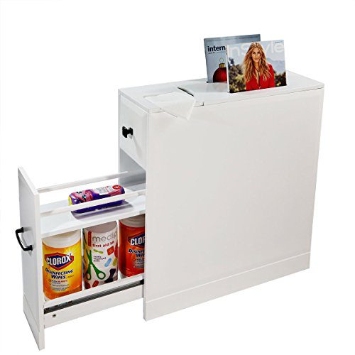 Clevr Bathroom Cabinet | Free Standing Cabinet with Slide-Out Drawers