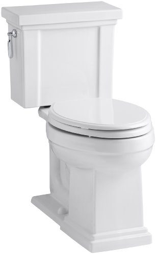 KOHLER Tresham Comfort Height Two-Piece Elongated 1.28 GPF Toilet