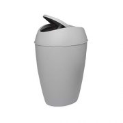 Umbra Twirla, 2.4 Gallon Trash Can with Swing-top Lid