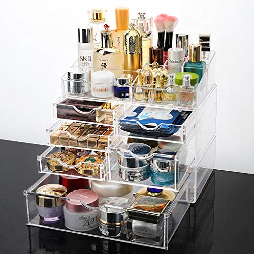 HMM Large Makeup Organizer Countertop, Jewelry and Cosmetic Organizer
