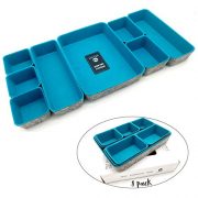 Welaxy Office Drawer Organizers Shallow Trays Drawers dividers Felt Storage